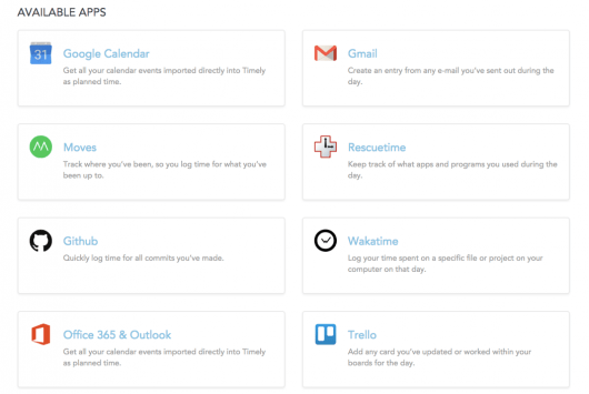 wunderlist rescuetime integrations